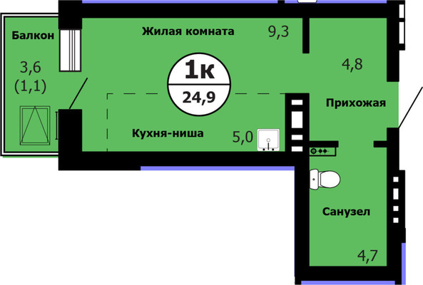 Объект по адресу Красноярский край, Октябрьский р-н, Лесопарковая ул, д. 43