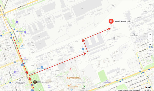 Объект по адресу Красноярский край, Кировский р-н, Кутузова ул, д. 1