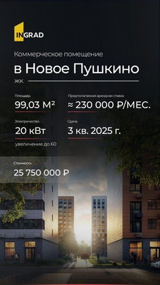 Объект по адресу Москва, Пушкинская ул, 1 