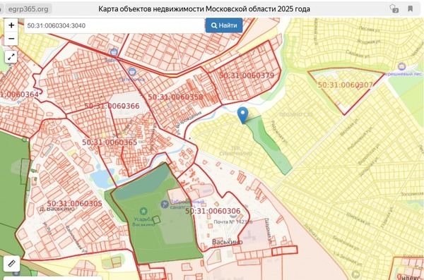 Объект по адресу Москва, Васькино д 