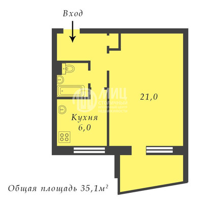Объект по адресу Москва г, Фабрициуса ул, д. 24