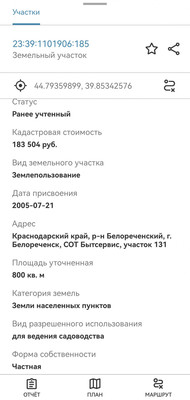 Объект по адресу Москва, Сот Бытсервис снт 
