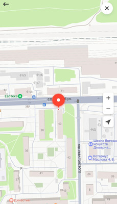 Объект по адресу Москва, Советская (Железнодорожный мкр.) ул, 40 