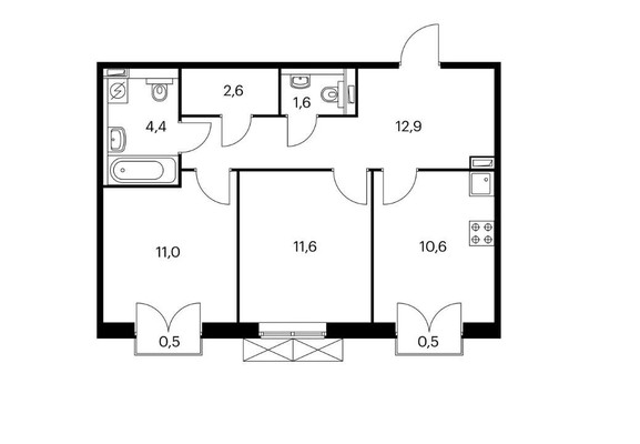 Объект по адресу Москва, Усадебный Парк ул, 1 