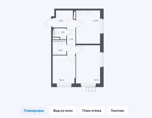 Объект по адресу Москва, Новомосковская ул, 15к1 