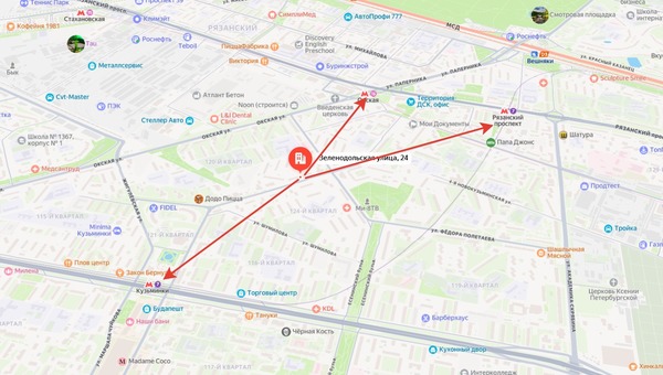 Объект по адресу Москва, Зеленодольская ул, 24 