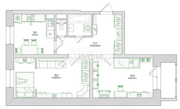 Объект по адресу Санкт-Петербург, Бухарестская ул, 146к3 