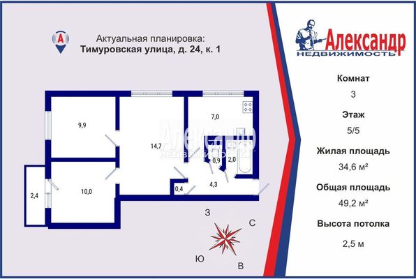 Объект по адресу Санкт-Петербург, Тимуровская ул, 24к1 