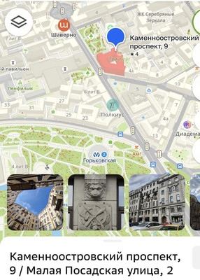 Объект по адресу Санкт-Петербург г, Каменноостровский пр-кт, д. 9/2