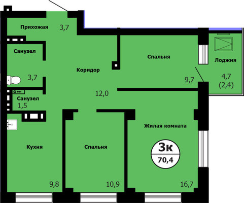 Объект по адресу Красноярский край, Октябрьский р-н, Лесопарковая ул, д. 43