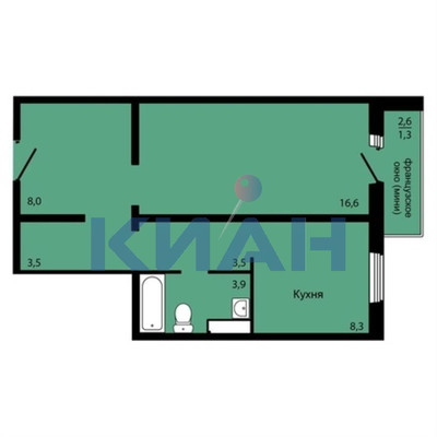 Объект по адресу Красноярский край, Ленинский р-н, Аральская ул, д. 51