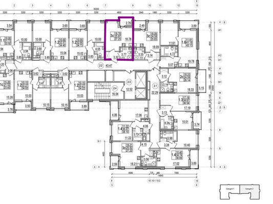 Объект по адресу Санкт-Петербург г, Обуховской Обороны пр-кт