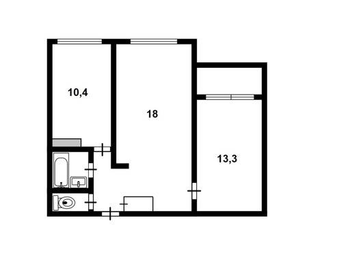 Фото квартиры по адресу Санкт-Петербург, Ленинский пр-кт, 93к2 литера А 