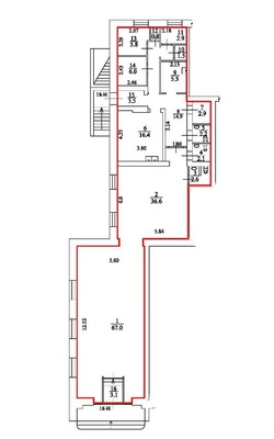 Объект по адресу Санкт-Петербург г, Народная ул, д. 43А