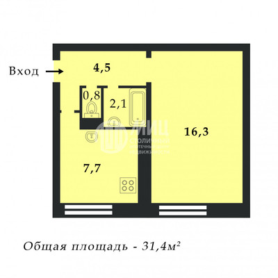 Объект по адресу Московская обл, Подольской машинно-испытательной станции п, Молодежная ул, д. 7
