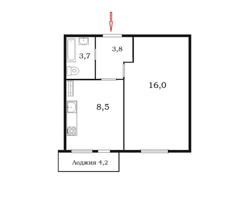 Фото квартиры по адресу Санкт-Петербург, Караваевская ул, 28Ак1 