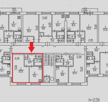 Фото квартиры по адресу Санкт-Петербург г, Науки пр-кт, д. 30к1