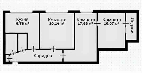 Фото квартиры по адресу Санкт-Петербург, Шотмана ул, 12Жк1 