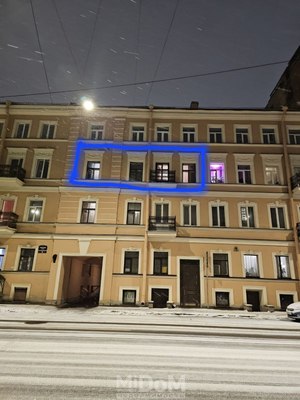 Фото квартиры по адресу Санкт-Петербург г, Рижский пр-кт, д. 46