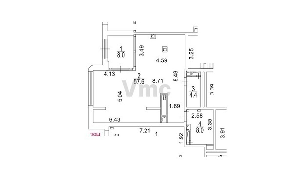 Объект по адресу Москва, Сиреневый б-р, 4/7 