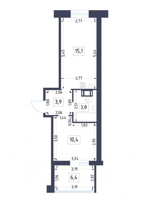 Фото квартиры по адресу Ленинградская обл, Всеволожский р-н, Солнечная ул, д. 10к1