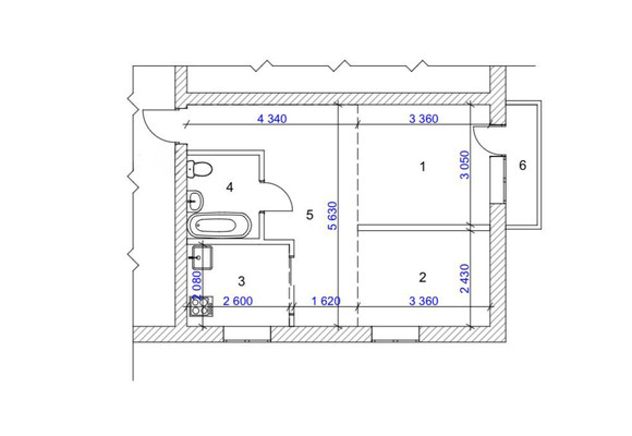 Фото квартиры по адресу Москва, Гурьева ул, 6 