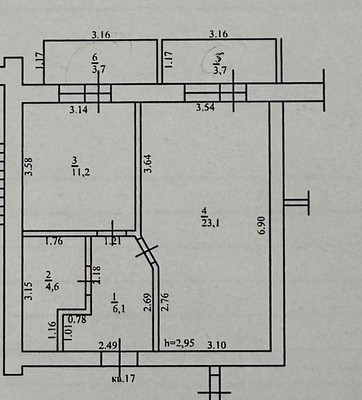 Фото квартиры по адресу Москва, Туапсинская ул, 46 