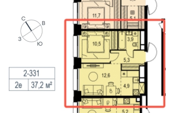 Фото квартиры по адресу Москва, 3-й Силикатный проезд, 6/1к2 