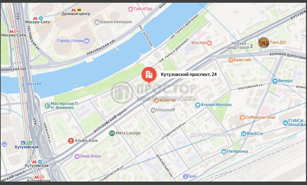 Объект по адресу Москва г, Кутузовский пр-кт, д. 24