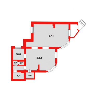Объект по адресу Санкт-Петербург, Луначарского пр-кт, 13ак1 