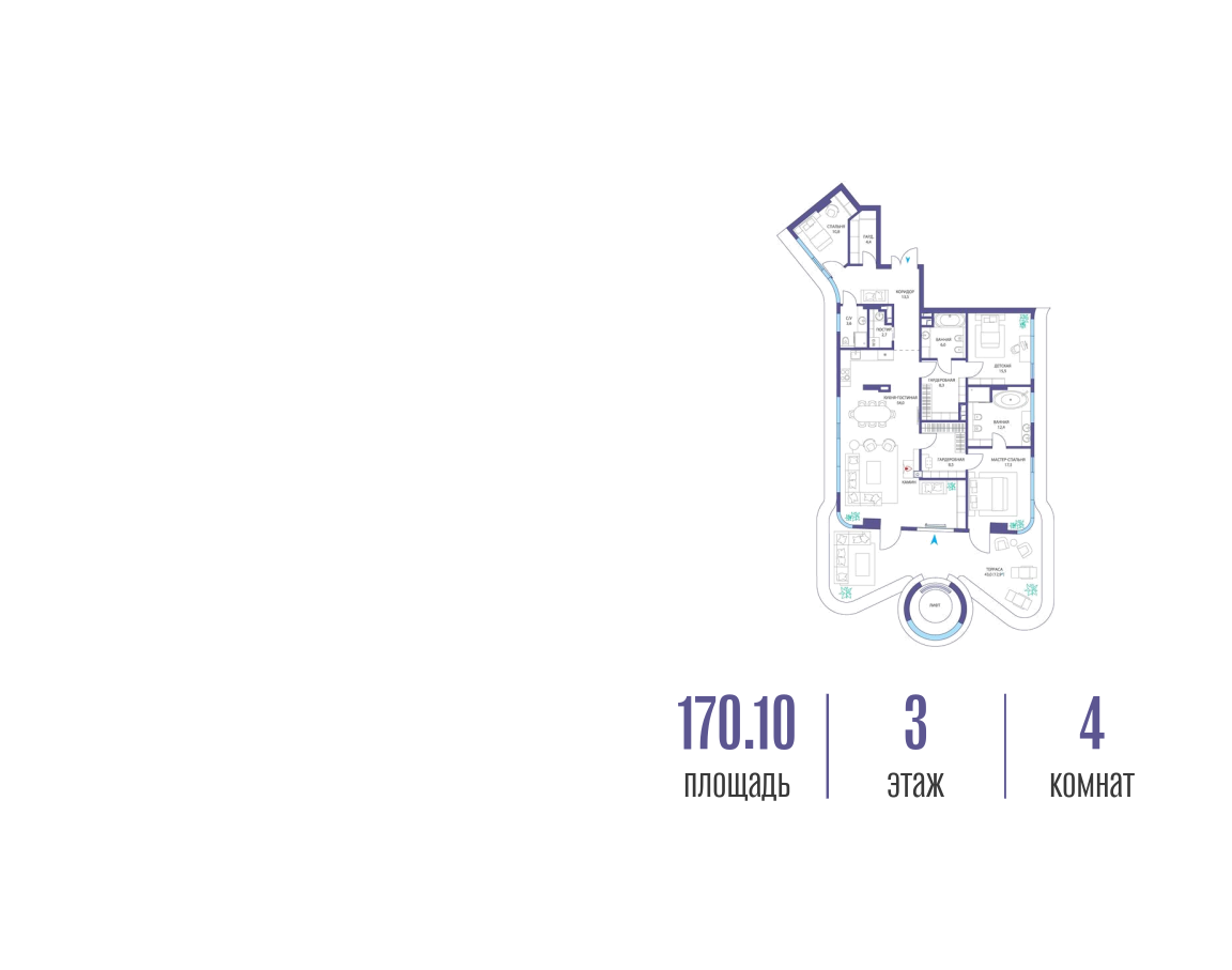 Объект по адресу Москва, ул. Нижние Мнёвники, ЖК «Остров», 10 квартал, вилла 2 