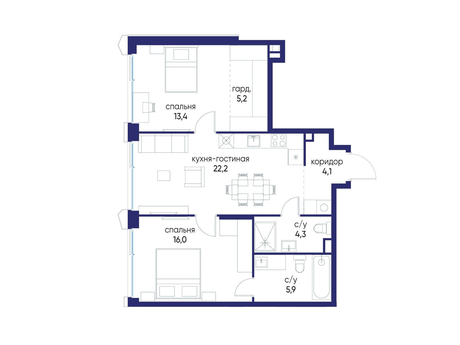 Объект по адресу Москва, ул. Нижние Мнёвники, земельный участок 62В, корпус 6 