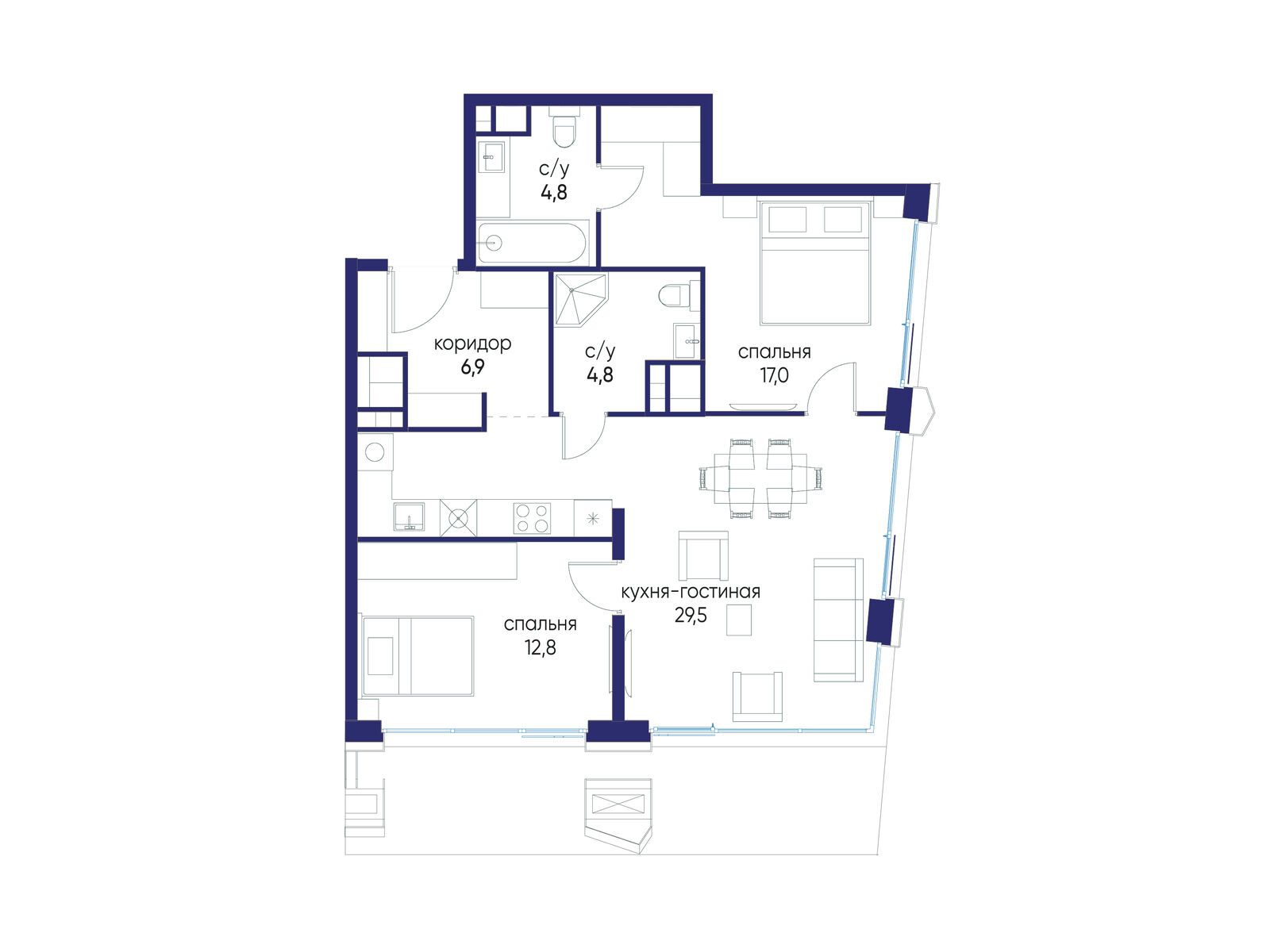 Объект по адресу Москва, ул. Нижние Мнёвники, земельный участок 62В, корпус 6 