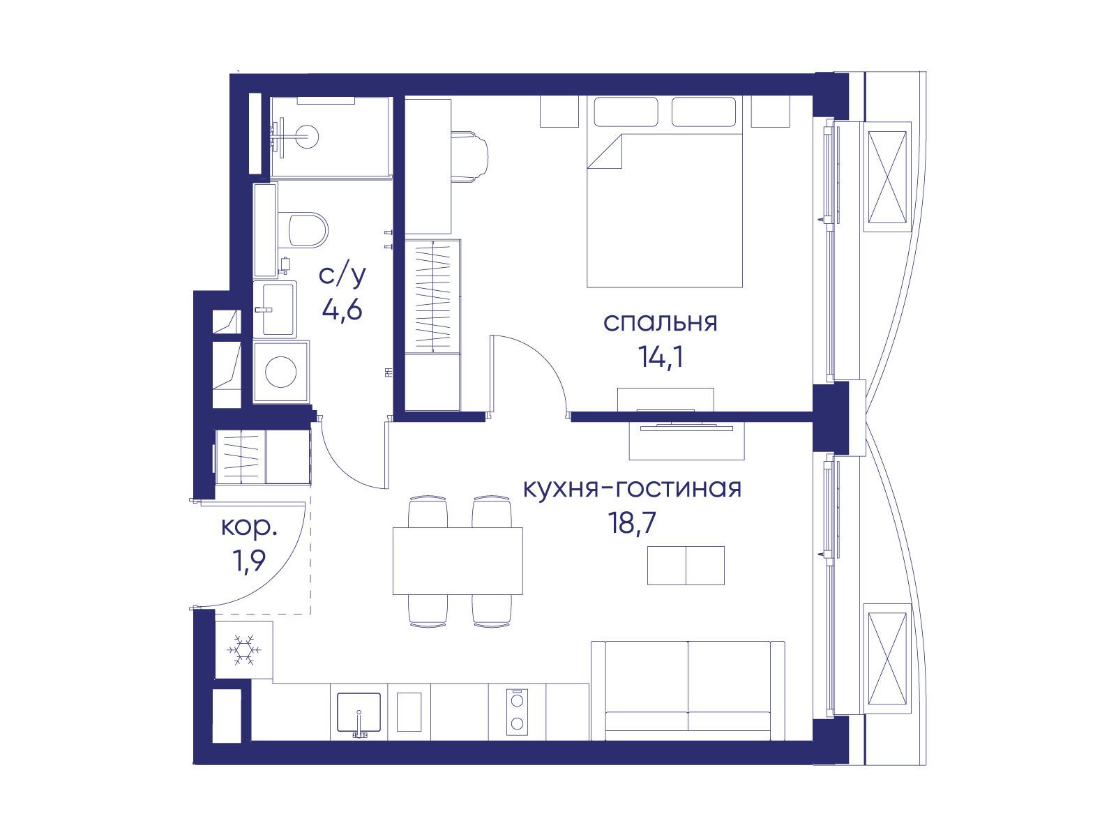 Объект по адресу Москва, ул. Нижние Мнёвники, земельный участок 62В, корпус 1 