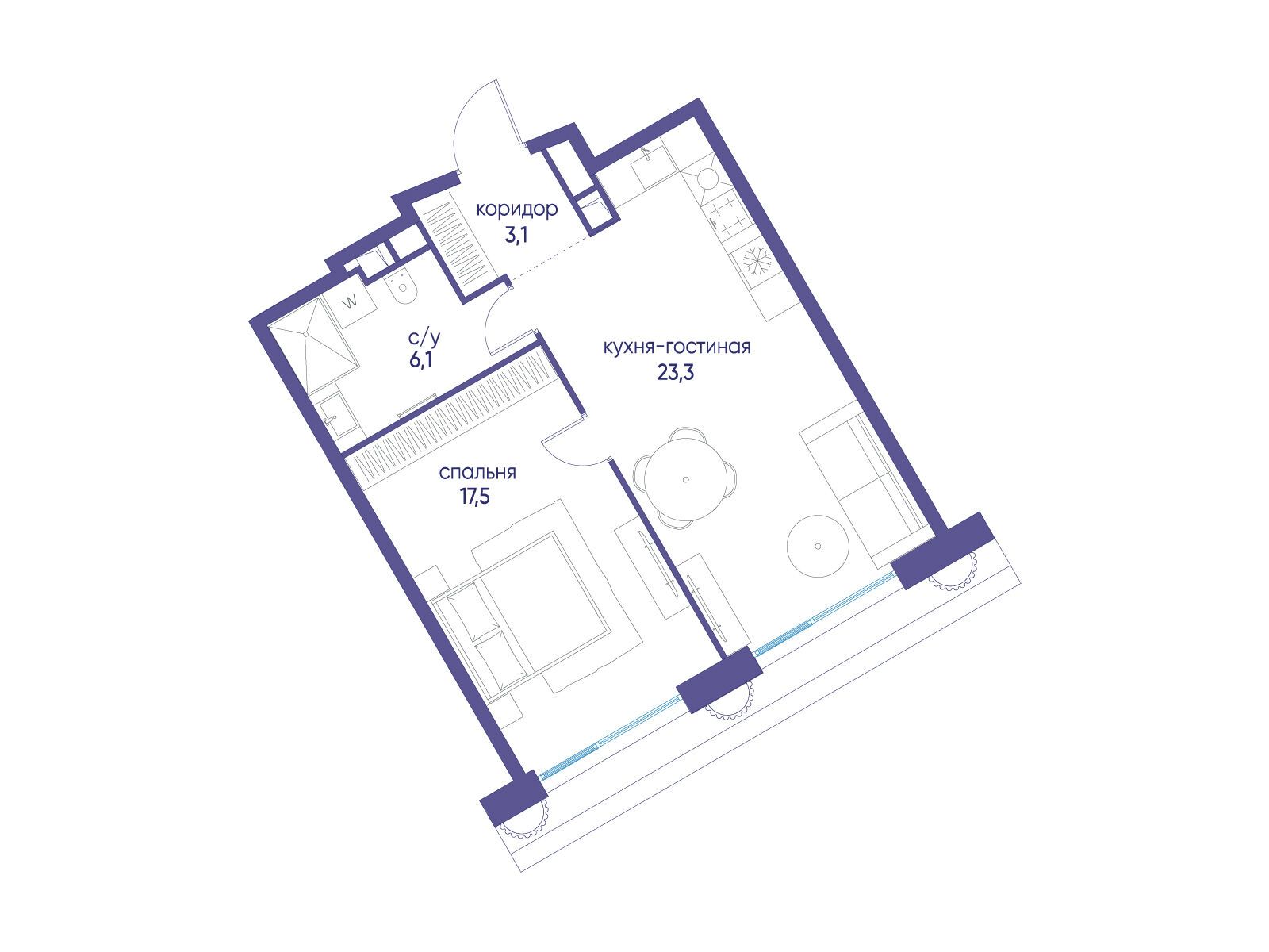 Объект по адресу Москва, улица Нижние Мнёвники, ЖК «Остров», 7-й квартал, к7 