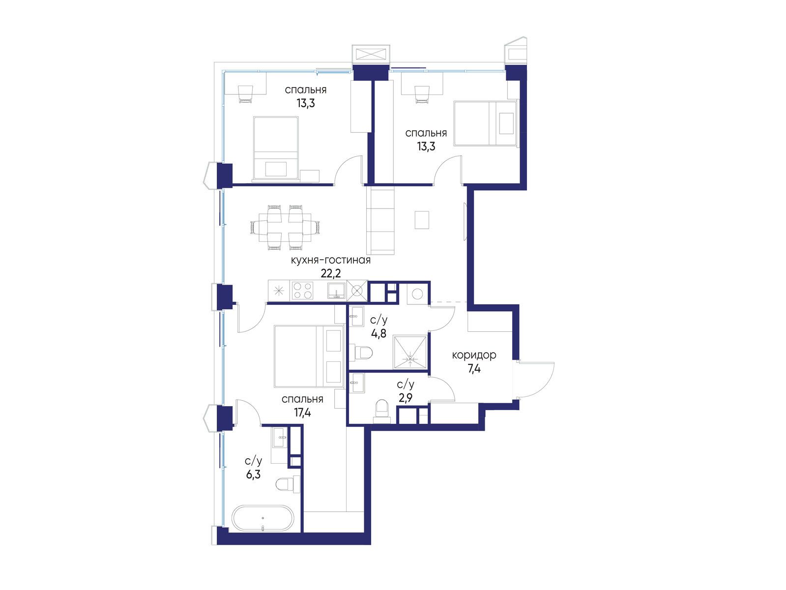 Объект по адресу Москва, ул. Нижние Мнёвники, земельный участок 62В, корпус 6 