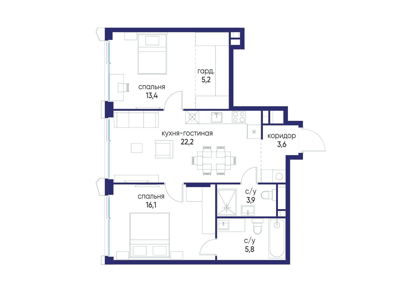 Объект по адресу Москва, ул. Нижние Мнёвники, земельный участок 62В, корпус 6 