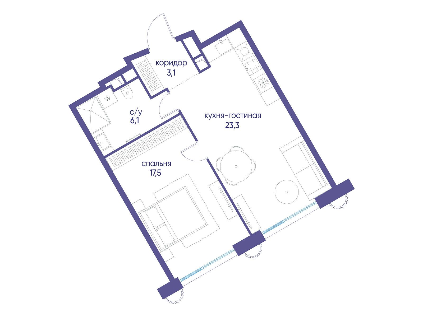Объект по адресу Москва, улица Нижние Мнёвники, ЖК «Остров», 7-й квартал, к7 
