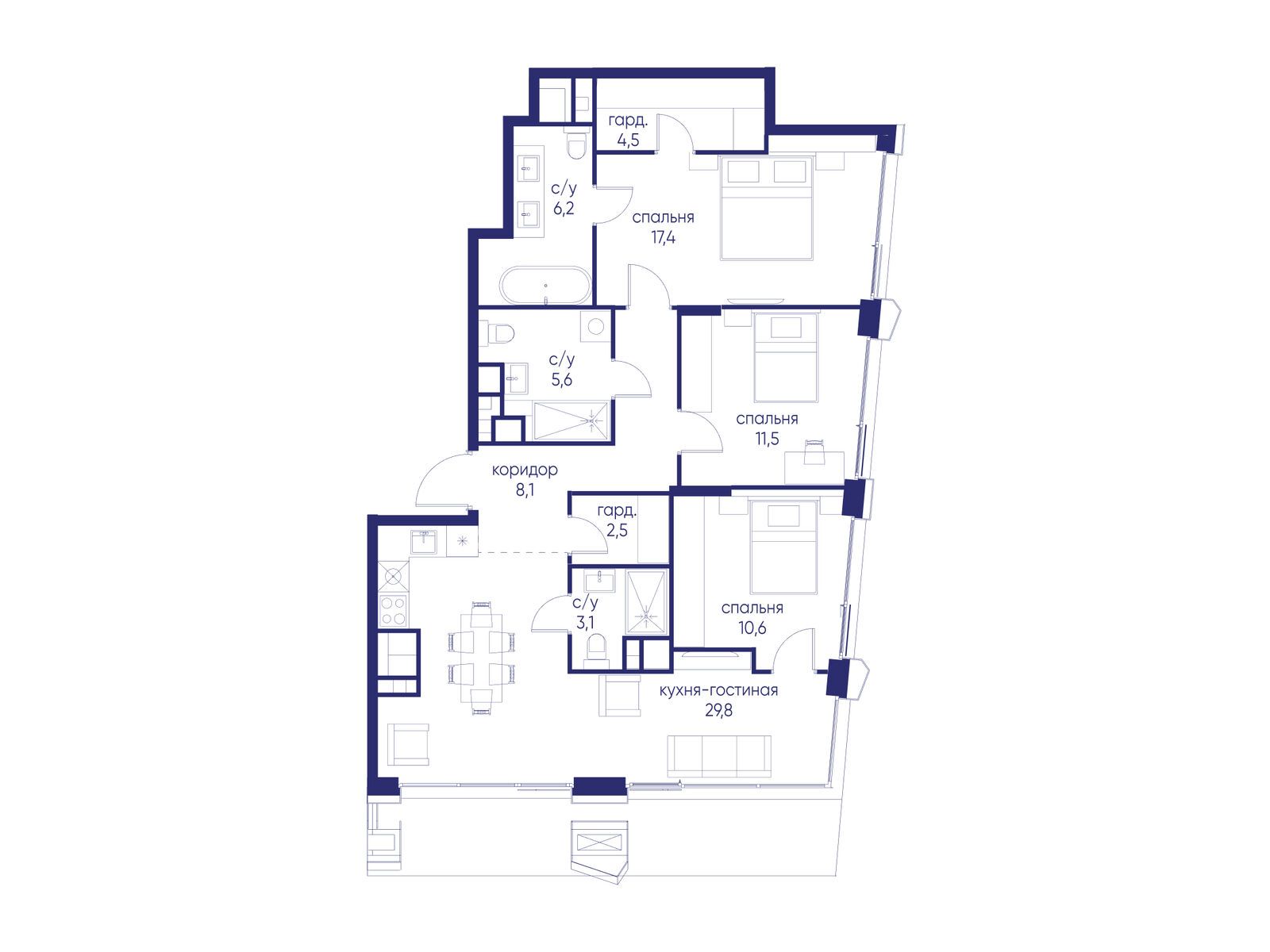Объект по адресу Москва, ул. Нижние Мнёвники, земельный участок 62В, корпус 6 