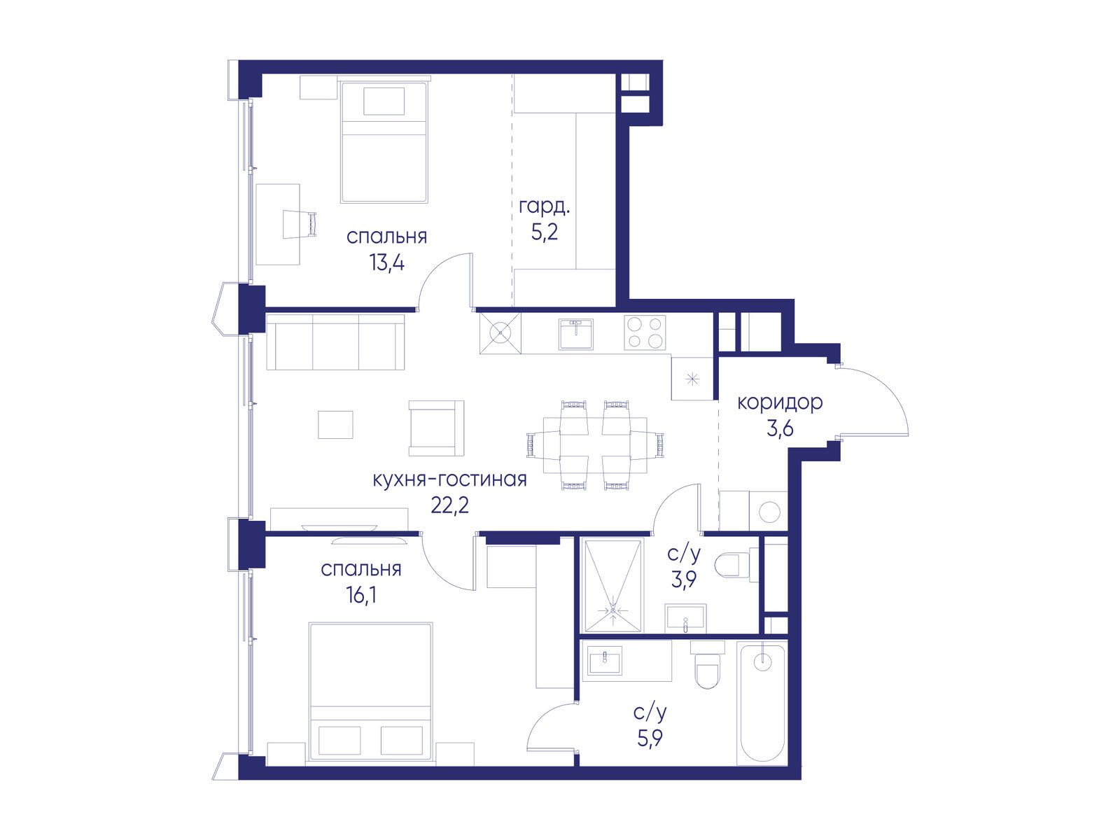 Объект по адресу Москва, ул. Нижние Мнёвники, земельный участок 62В, корпус 6 
