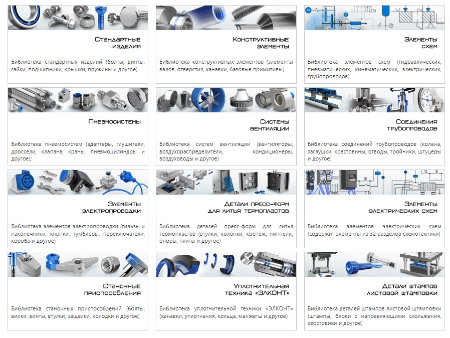 T-FLEX Библиотеки