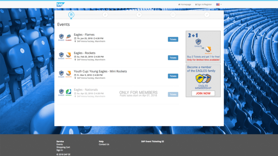 SAP Event Ticketing ПО