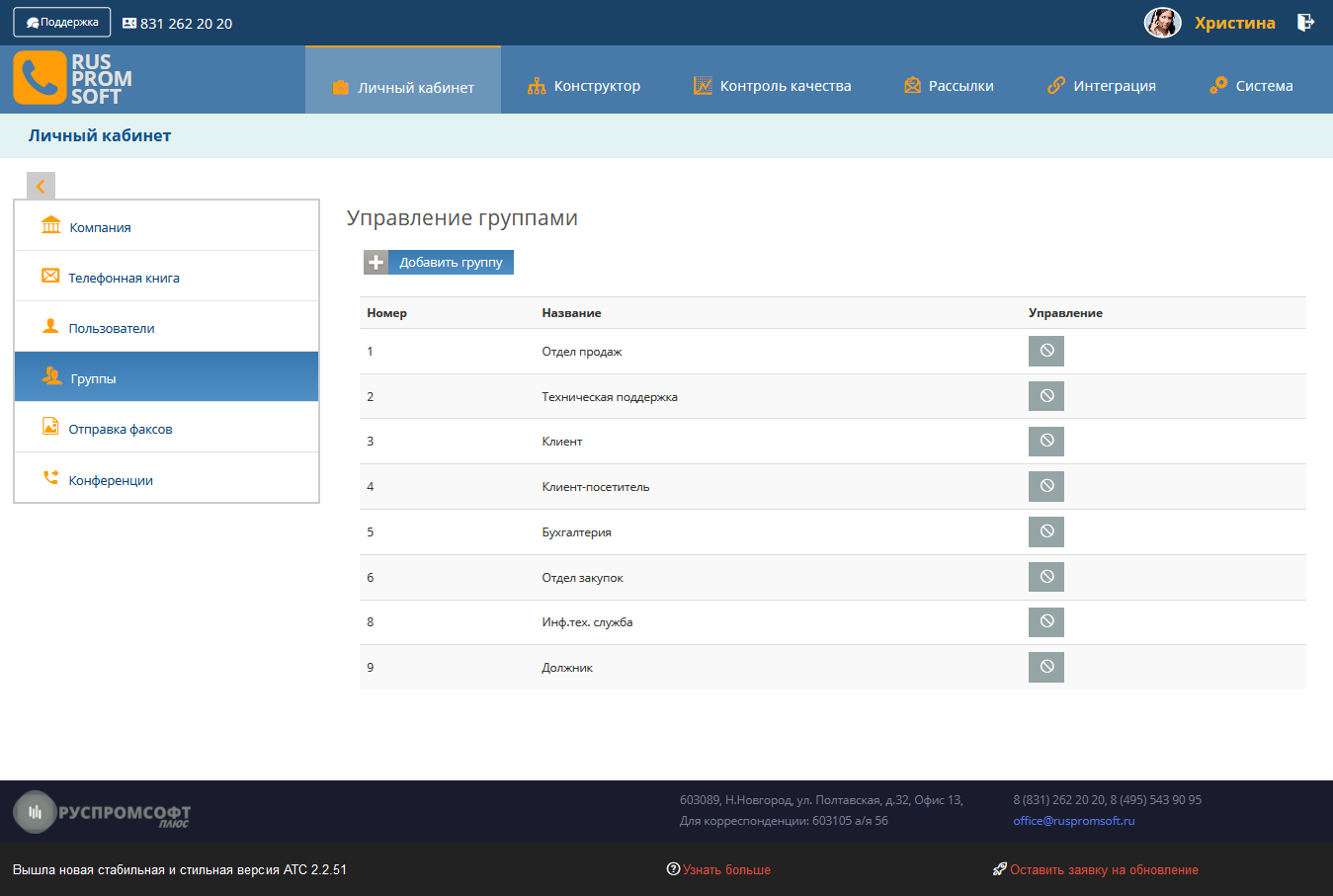 СМАРТ АТС характеристики