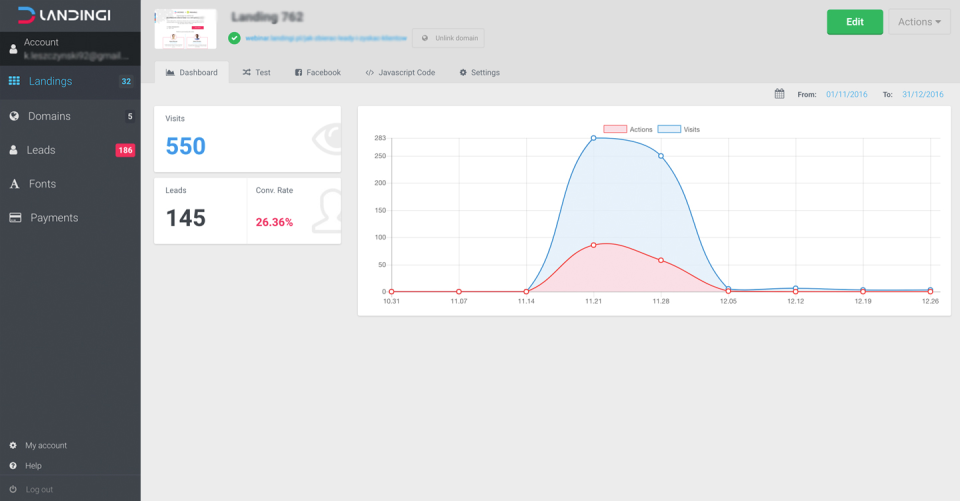 Landingi подбор