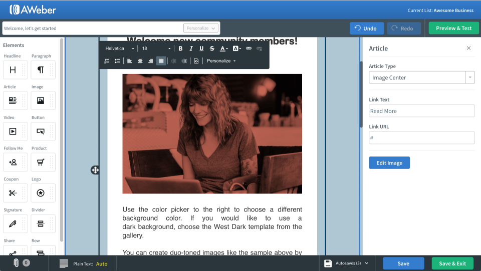 AWeber Email Marketing