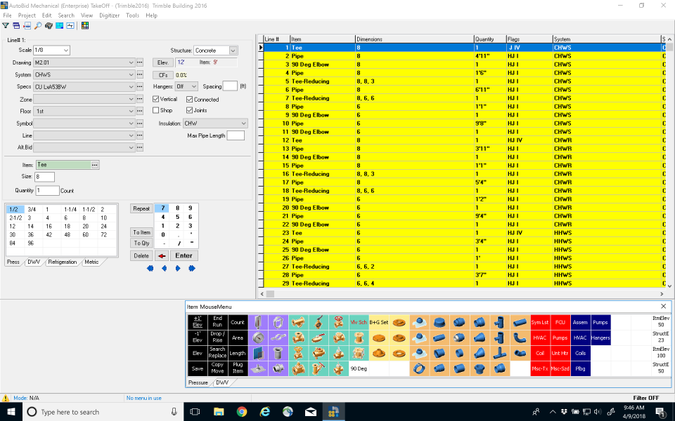 AutoBid Mechanical характеристики