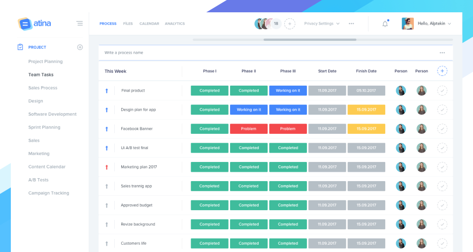 Atina программа