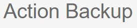 Action Backup