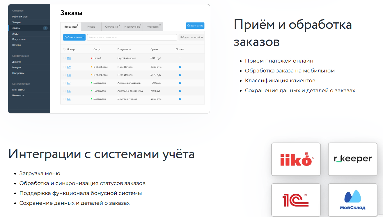 АДВАНТШОП Ресто программа