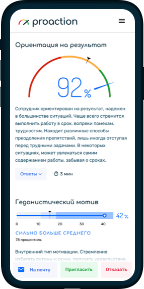 Proaction.PRO характеристики